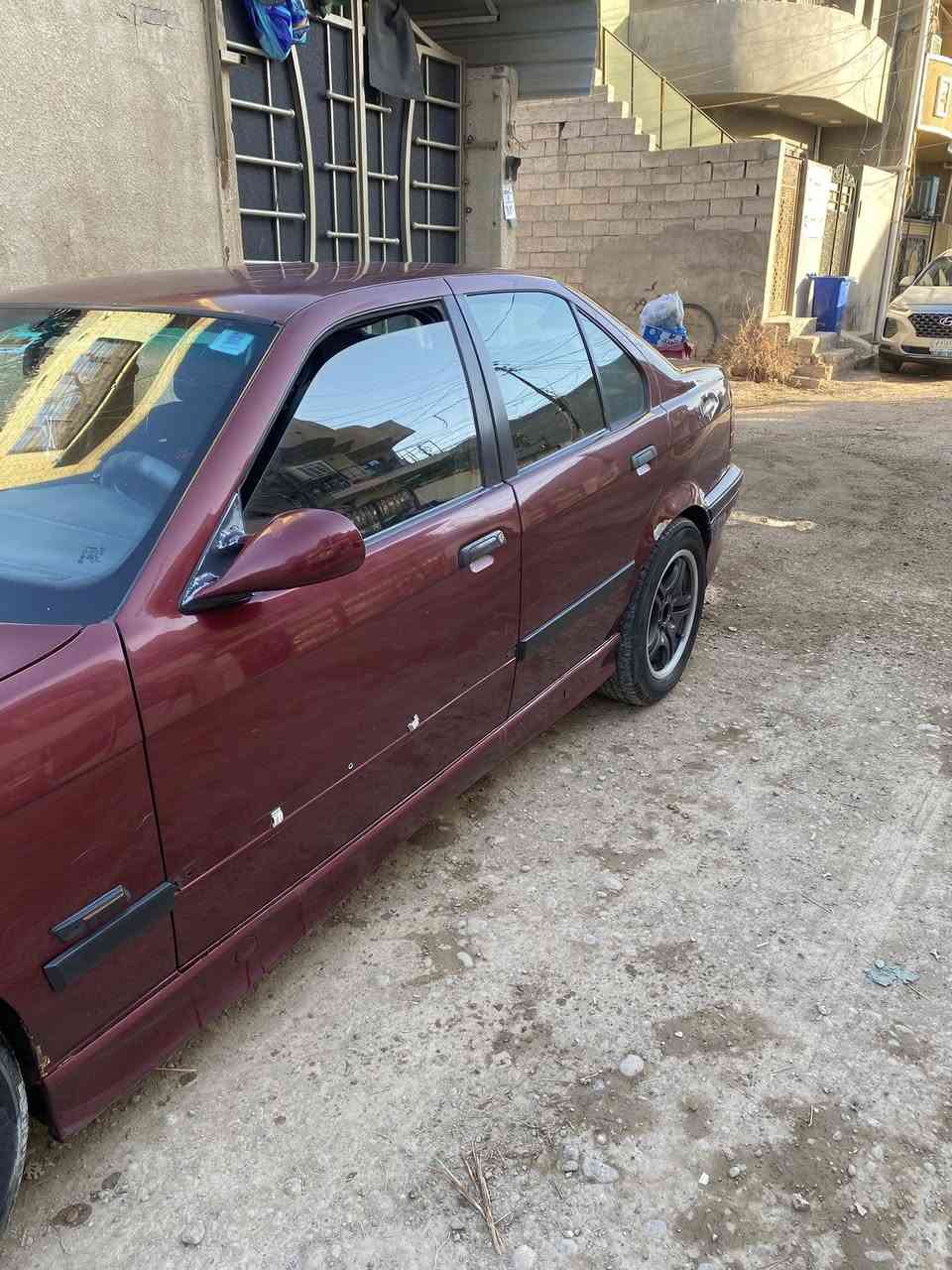 السلام عليكم
للبيع  BMW E36 
موديل 1993
مكينه  V6 2500 ( مكينه بيها تبخير)
الكير جيد
التبريد الكمبريسر يحتاج تبديل جبن وغاز المنظومه مابيها شي
مشط تعبان 
اللون احمر عنابي
رقم بغداد مشروع وطني
السياره بأسمي السنويه لل2028
صدر 65٪؜
السياره ام تكنك
دوس M
دعاميات امامي خلفي M
مري M
كشنات M
ويل M 
السياره مابيها ضربه 
بيها ملاحظات ونقوصات وطخه بالجاملج وره السايق بسيطه 
السعر ٤٥ وبيها مجال 
للانصال ***********
واتساب موجود
