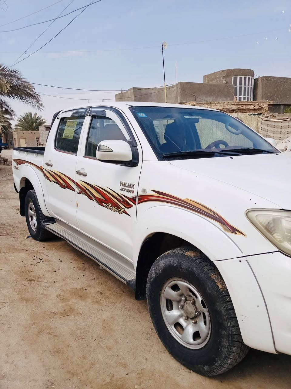 السلام عليكم
هايلوكس موديل 2009 فور ويل كفاله عامه من الضربه 

السياره بعد هواي احله من الصور نضيفه وجاهزه ماناقصه شي 

مكينه 2700.VVT.I لاتبخير لاتنقيص مكان السياره كربلاء طويريج السعر 150
الرقم مميز 895دولي جديد باسمي 
الرقم *********** اتصل بيك خير ودلل
