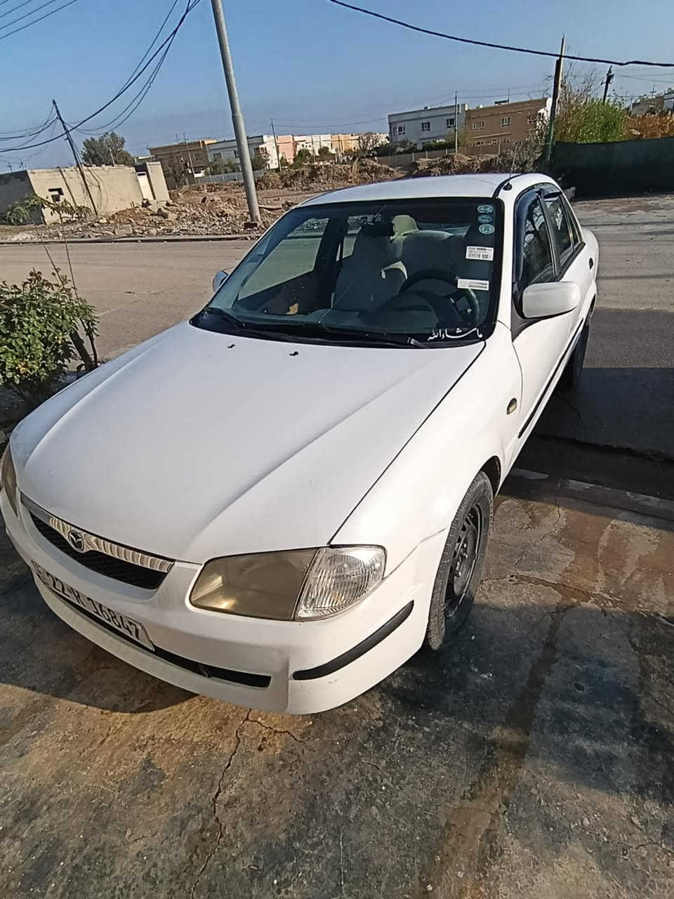 مازدا مۆدیل2000
سەیارەکی پاکو بێ کێشە 
سەنەوی و هەزەی نوێ ، 
سبوغ عام لەسەرساغی 
تەنیا 49 وەرەقە
ژمارە مۆبایلی خاوەنەکەی :
***********
