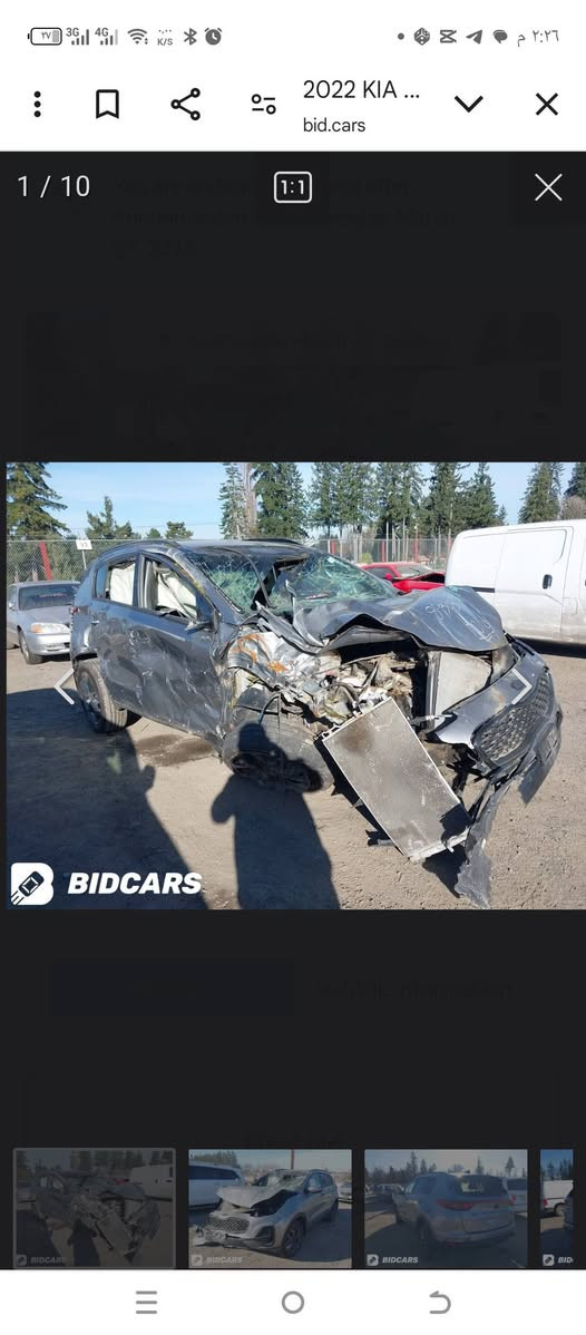 السلام عليكم
كيا سبورتج،2022 
رقم ذي قار تحويل مشروع وطني
 سنوية 29 صاعدة هزة رقم دولي وارد أمريكي 
تبديل جاملغ وبنيد وباب 
 ماشية 34 الف رقم شاصي مرفق بل صور 
محرك فور ويل 
 مكينه 2400 مامفتوحة
بنراما فول موصفات عدى البصمه 
 مواصفات تحكم جهتين 
حساسات كشنات كهربائي 
شاشه جييرة كامرة دوارة 
 تخم تاير وتبريد وحدادة مكفولات
 مكانه ناصرية ***********
سعر 150
السلام عليكم
