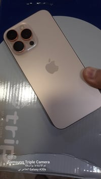 ايفون 16 برو ماكس  اللون دزيرت  ماستر  عربي ذاكرة 256 الجهاز نضيف  جدآ...