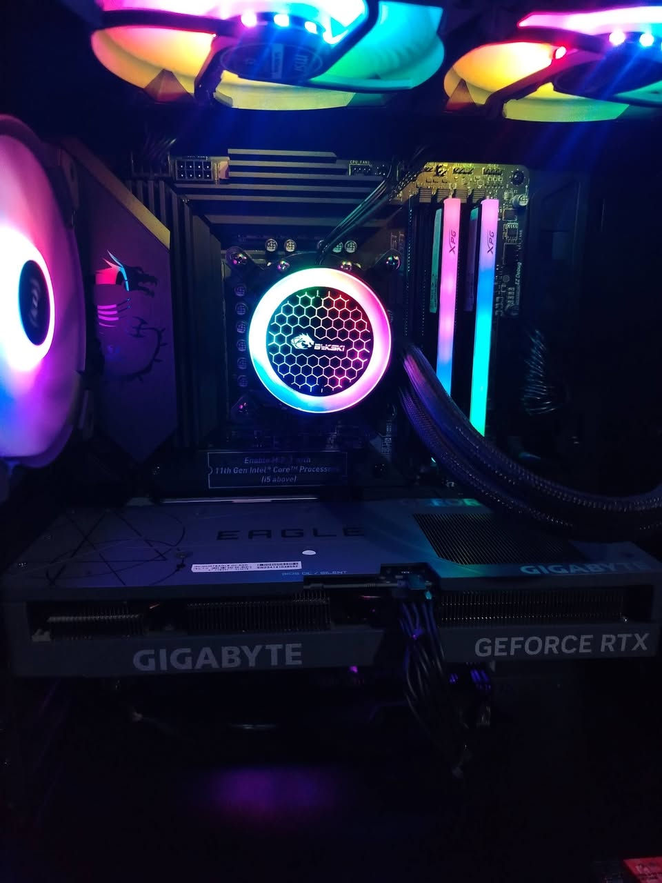 كيس احترافي للبيع
جديد ماخذه صارله اقل 3 أشهر
سعر مليون 250 الف مجاله بسيط سكني بغداد

RTX 4060 Ti 3fan Gigabyte
i7 11700F
Bykski 360mm
RAM 16GB 3600MHz
MPG Z590 GAMING PLUS MSI
M.2 1T MSI
UPS 750W MSI
MPG GUNGNIR 110R MSI


**إذا كنت صاحب هذا الإعلان وتريد حذفه لأي سبب، رجاءا أرسل رسالة إلى الدعم الفني**