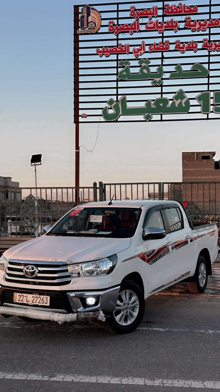 سلام عليكم اخوان فلاونزه او هيلوكس موديل 2025
سياره كفاله عامه ماشيه 1300الف وتلثميه كيلو اخت زيرو 
ضمان ساز وكاله مجانيه سياره ضمان ساز فول مواصفات تبريد خلفي حساس كامره خلفيه رقم اربيل مثبت سرعه شاحن لاسلكي مري شفط سعر (300)وبيها مجال مكان سياره بصره ***********وشكر
