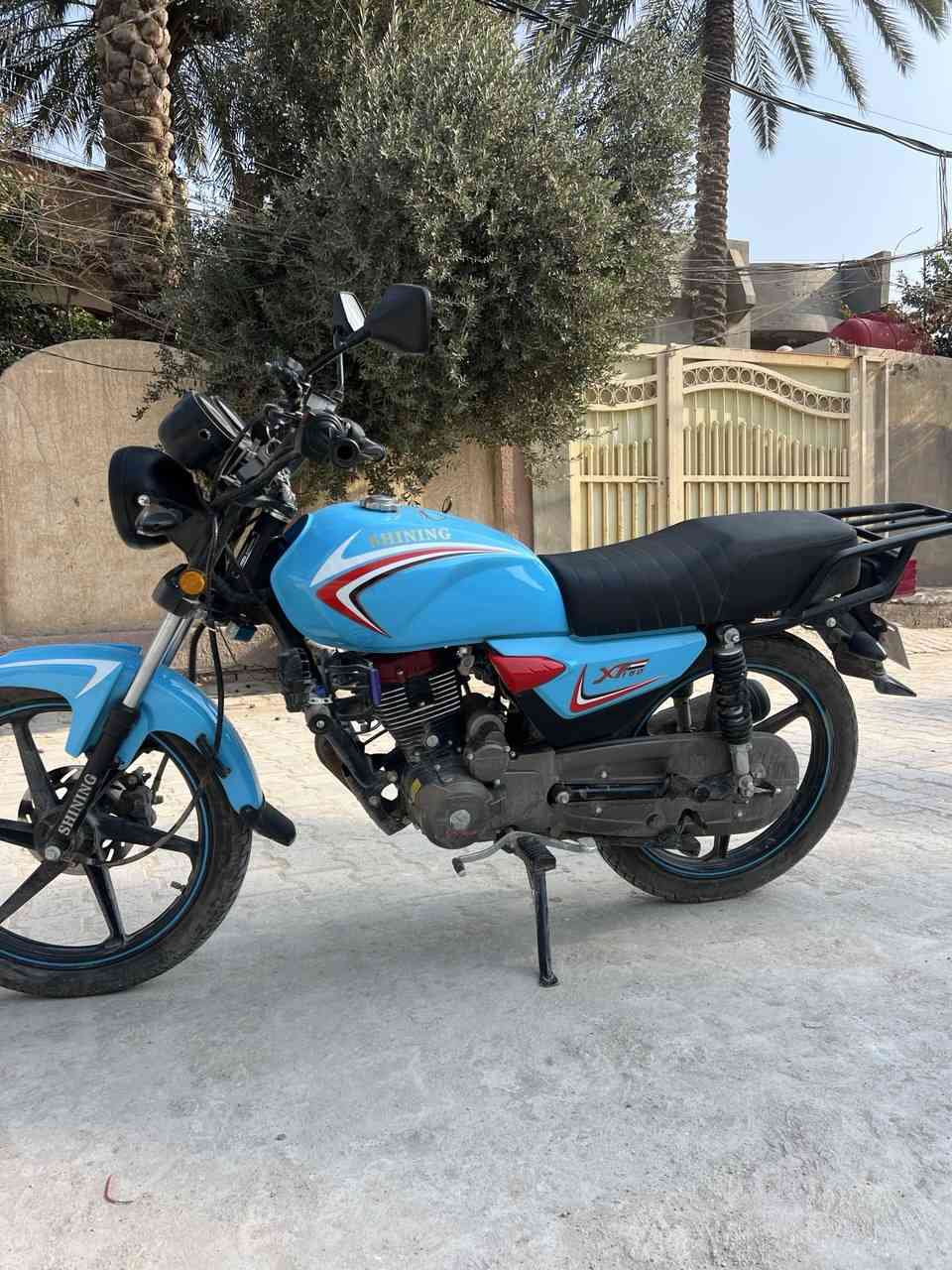 دراجة شايننك سمائي 2025
دراجة كاملة ما بيها اي نقص ولا برغي متحرك صار شهر ونص طالعه من المعرض استعمال بسيط 
بس الصالنصه بيها زنجار من المطر فقط 
اوراق سكنر 
(لو ما محتاج فلوس ما ابيع)
العنوان/طويريج ابو جوعانه الشارع العام 
***********

السعر /مليون1 بيها مجال حك الجيه
