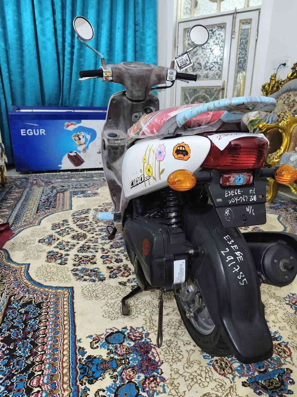 السلام عليكم دراجه فله للبيع دراجه مكفوله كفاله عامه صار شهر منزله من لرمبه كفرات ختم واحد السعر 1150وبيها مجال الرقم ***********وبي واتساب
