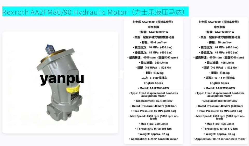 Core power unit for concrete mixer trucks, featuring high reliability and precise control to ensure stable and efficient operation.A4VTG90-AA2FM90@精选用户#


**إذا كنت صاحب هذا الإعلان وتريد حذفه لأي سبب، رجاءا أرسل رسالة إلى الدعم الفني**
