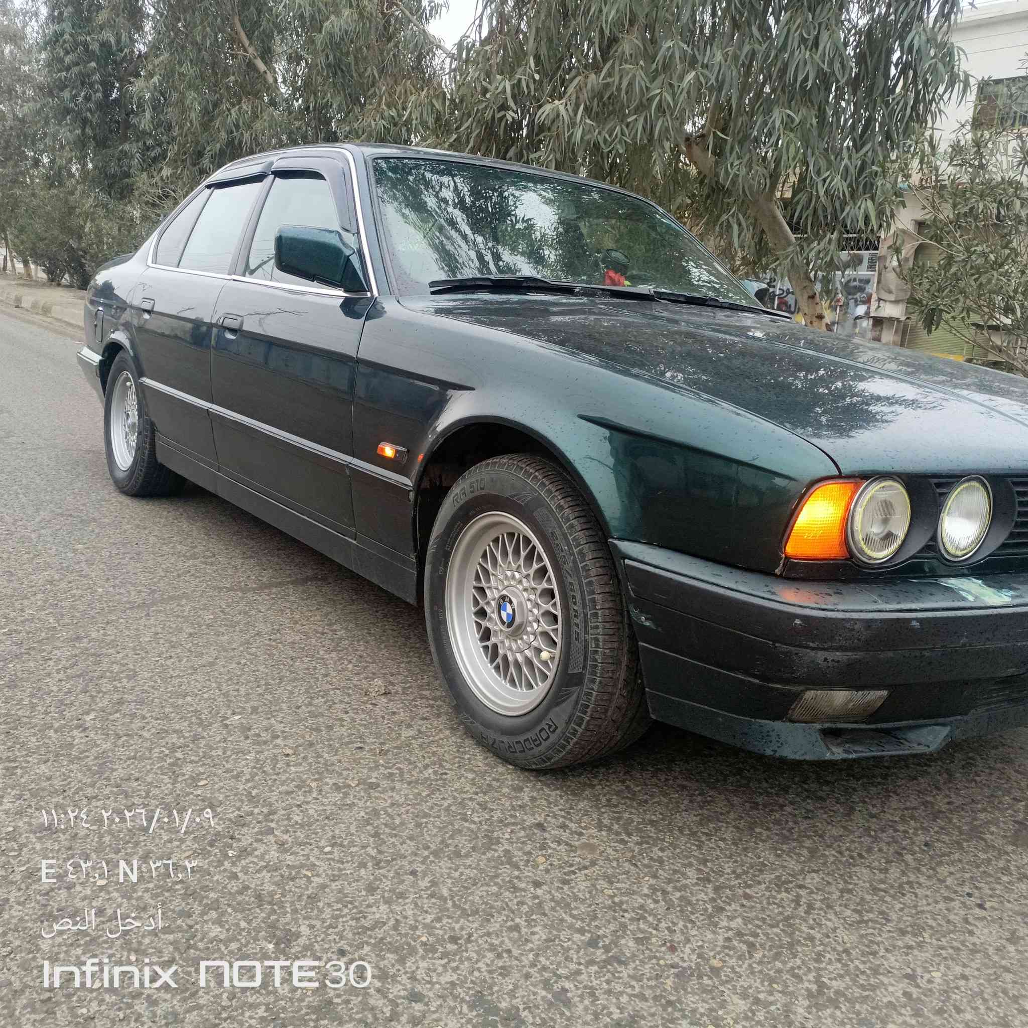 BMW520i.                             1991  موديل
محرك كبس مسكر لا صرف ولا نفخ 
كير عادي 
لون زيتوني 
مصبوغه عام جماليه بدون ضرر ولا معجون 
 4 جمات كهرب 
تنته 
السياره ما ناقصها شي 
مكاني الموصل الجانب الايمن 
شرط التحويل 
اني الشرعي 
السياره جديده 
السعر 63
الشراي يخابر 
***********
