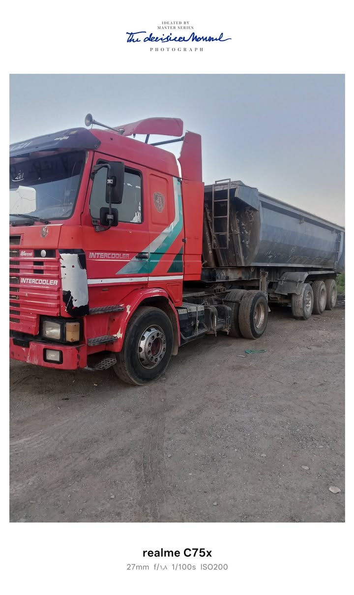 السلام عليكم سكانيا للبيع 143 8V موديل 91 راس تريله عربانه نساف بحاره ثلاث دناكير رقم بغداد محرك لا تنقيص لا تبخير گير 5في 5 السعر الاتصال ***********
