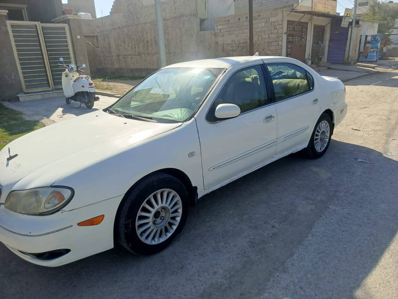 للبيع نيسان مكسيما 2003 
صبغ حزام نواقص بسيطه 
تحويلها هنا بمرور بعقوبه 
سعرهه 40 
مكاني بعقوبه مقابيل الفروسيه 
***********
