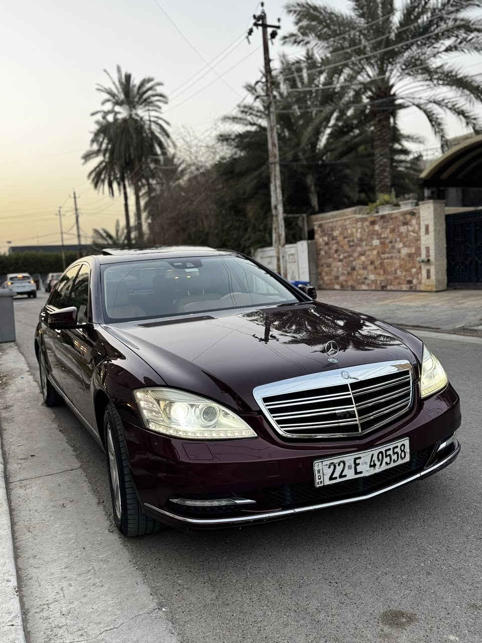 مارسدس S 350
خليجي وكالة باج گير 2011 
داخل حمصي 
كفالة عدى الدعاميات 
صفر مسج 
صدر جديد 
تبريد جديد 
رقم جديد بأسمي 
مكاني بغداد حي العدل 
ماشية 143 مايل 
***********
