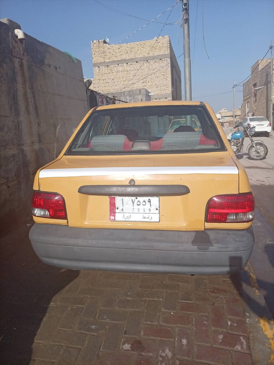 السلام عليكم سياره سايبا  للبيع رقم الماني واسط سياره نضيفه مكينه جديده كير جديد حداديه نضيفه مالكهه بديوانيه هيئه وغرامه ما عرف شعليهه السعر 15وبيهه مجال للشراي مكاني ديوانيه حي صدر رابع قرب مدرست العراق وهاذا رقمي ***********
