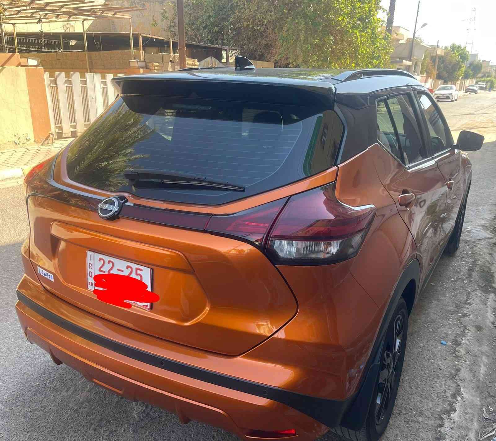 نيسان كيكس
موديل:٢٠٢٣
لون:مشمشي سقف اسود
مواصفات:srبلاص فول( ٥ كامرة ٣٦٠ رادار امامي رادار جانبي جلد حساسات خلفيه وسماعات Bose)
ضرر: فقط بونيت صبغ ضرر كلش بسيط حتى دعامية بدون صبغ 
مكان: كركوك
رقم:كاتي 
رقم اتصال:*********** 
سعر :145وبي مجال كركوك, العراق
