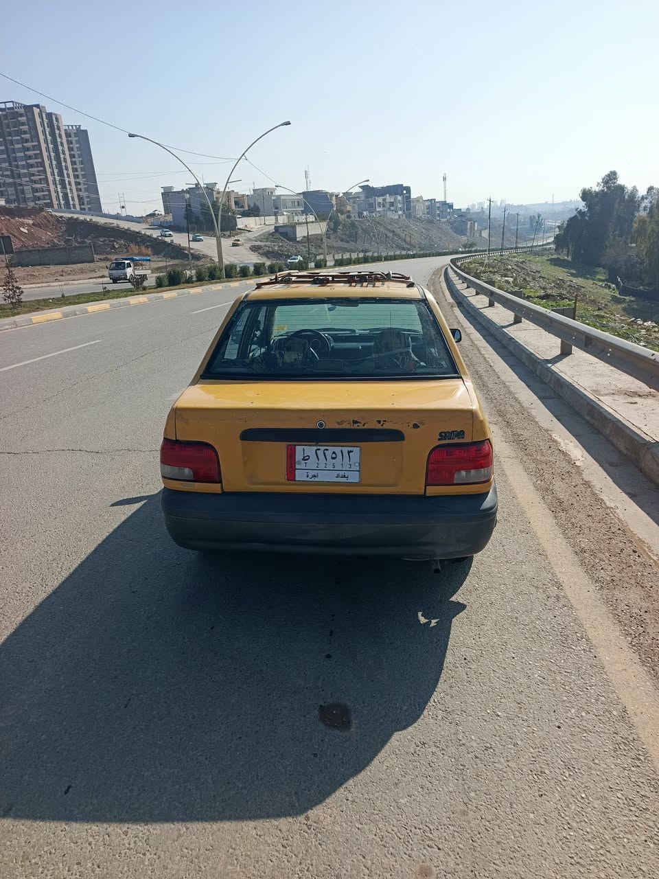 السلام عليكم سايبه للبيع رقم بغداد مشروع وطني سنويه 27 جير ومحرك شرط كاربون ما مسجله شرط سعر 21 وبيها مجال ضخم ويلكم نظيف اي استفسار اتصل على ارقام ***********)(***********)
