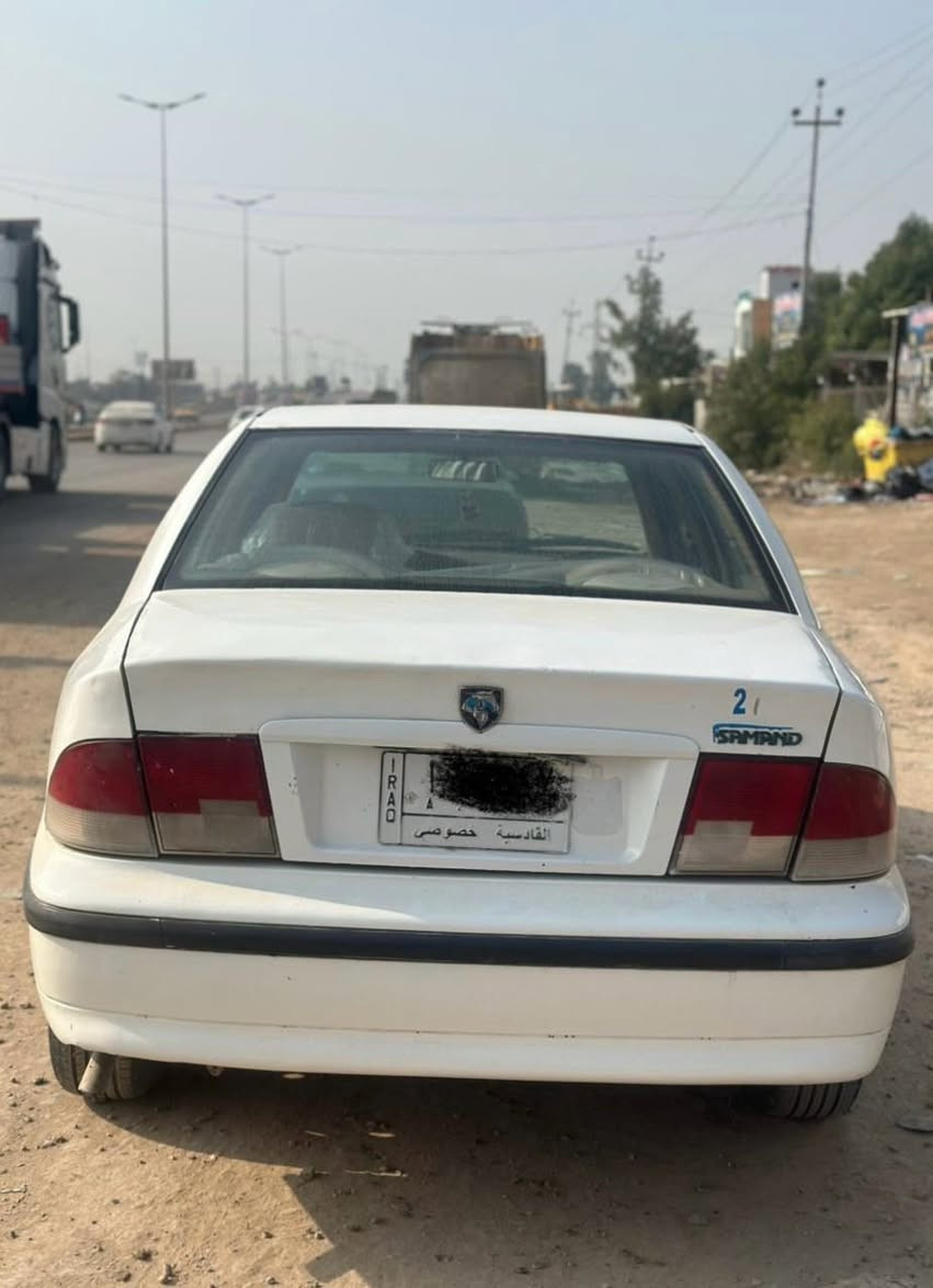 سلام عليكم
سمند للبيع موديل 2010 رقم قادسية
سيارة حلوة ونضيفة 
مكفولة من ضربة والتبديل فقط صبغ بسيط باب سايق 
مكينة لا تبخير ولا تنقيص 
كهربائيات كلهة شغالع 
تخم تاير جديد قبل سبوع شاده 
صدر أمامي خلفي نضيف %90
السيارة تحويل ثاني يوم 
سنوية ساقطة ب ٢٠٢٤

السعر ٣٥ وبيه مجال 

للاستفسار ***********
