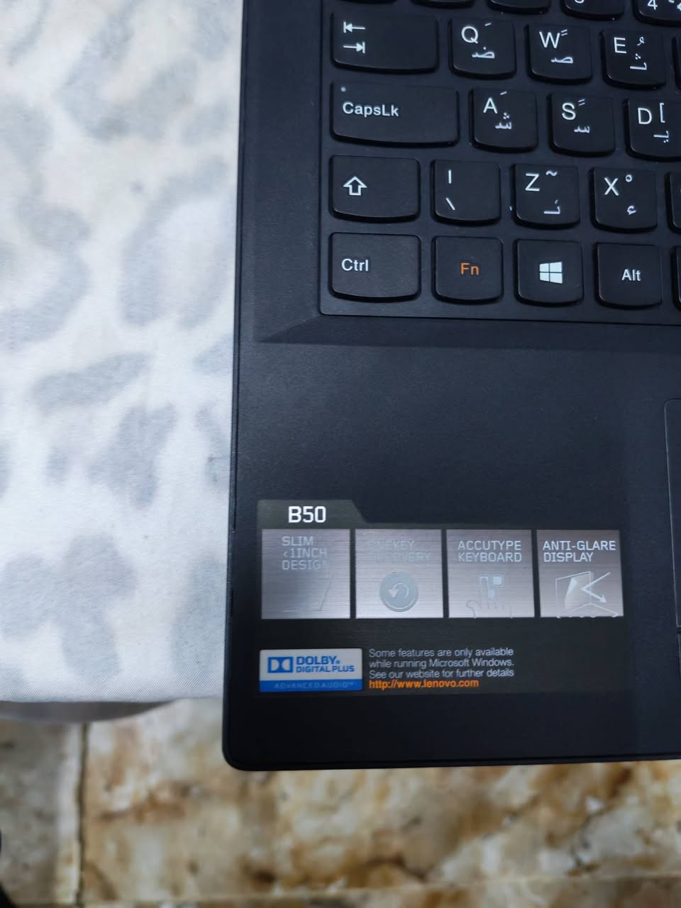 لابتوب لينوفو
حجم 15 ونص 
نسبة النظافة 95 بالمية 
كوراي 3 جيل الرابع 
رام 4 هارد 128 ssd 
مناسبة للاعمال المكتبية 
فقط بطارية يرادلها استبدال 
السعر راسلني وبيك خير وتدلل


**إذا كنت صاحب هذا الإعلان وتريد حذفه لأي سبب، رجاءا أرسل رسالة إلى الدعم الفني**