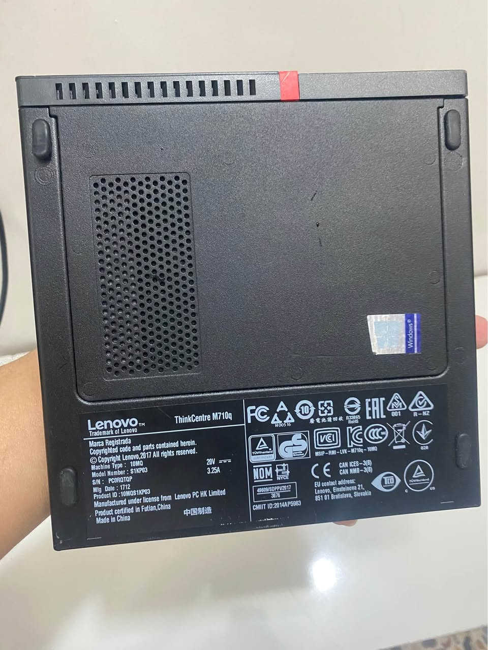 السلام عليكم
حاسبة ميني كيس لينوفو للبيع سعرها 175 الف
موديل ThinkCentre M710q
المعالج ci5 جيل السابع
الرام 8GB DDR4
الهارد 256 M.2 بغداد, العراق


**إذا كنت صاحب هذا الإعلان وتريد حذفه لأي سبب، رجاءا أرسل رسالة إلى الدعم الفني**