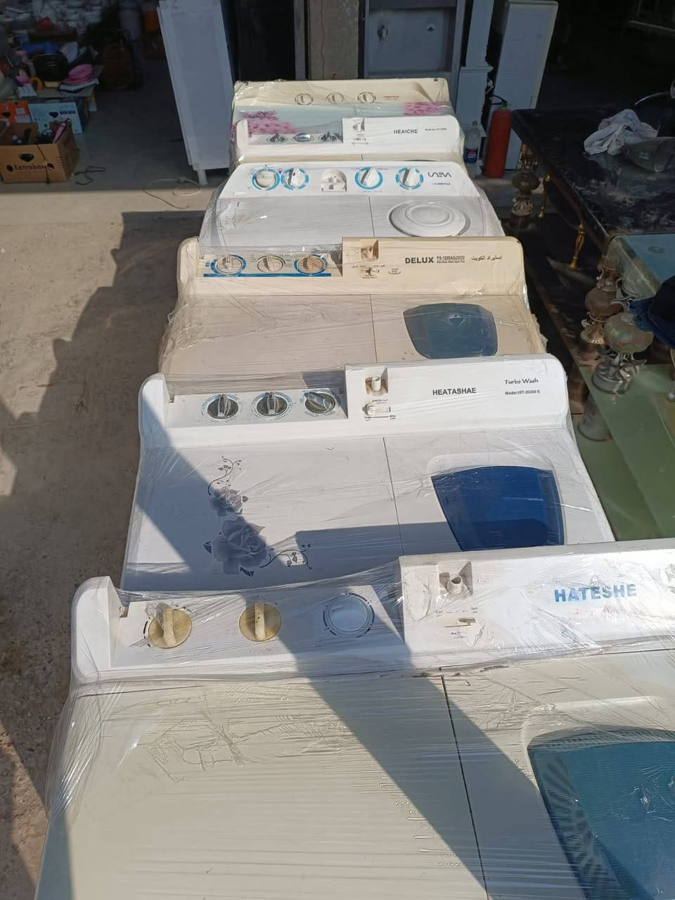 سلام عليكم تم وصول غسالات مستعمل نظيف فول نظافه والسعر مناسب المكان المحيط مجاور مشويات درع لمعرفة السعر الاتصال على الرقم ***********
