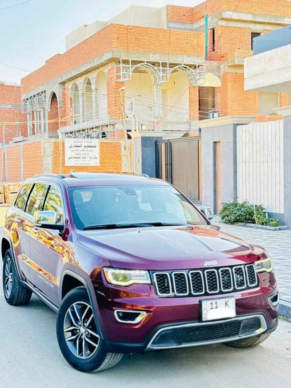 جيب كراند شيروكي لمتد
موديل 2017 

205 وبيها مجال بصيط

هاتف /***********
عنواني بغداد الدورة

🔹امريكي كلين تايتل 

بيها طخه  بلعراق صبغ قطعتين وقطعة كلين باقي مكفول   

رقم بغداد بأسمي الانكليزي تحويل ثاني يوم

🔹انارة داخلية محيطية 90 لون سمارت
🔹دخول ذكي 
🔹بصمة تشغيل 
🔹تشغيل عن بعد 
🔹خزن ميموري
🔹فتحه سقف سلايت روف 
🔹لون اسود🖤🖤
🔹تدفئه كشنات
🔹صندوك كهرباء
🔹جلد 
🔹راداد خلفي 
🔹رادار جوانب 
🔹مري كهرباء 
🔹كراسي كهرباء  
🔹شاشه وصط 
🔹نفكشين
🔹كامره خلفيه اصليه 
🔹حساس امامي 
🔹حساس خلفي 
🔹ويل كب 
🔹حساس تاير 
🔹قطعتين تبريد 
🔹لايت زنون 
🔹لد امامي 
🔹لد خلفي 
🔹تحكمات سترين جهتين 
🔹 كروس سرعه 
🔹رادار جوانب 
🔹رادار خلفي 
🔹بروجكتر زنون
🔹باقي المواصفات معروفه
