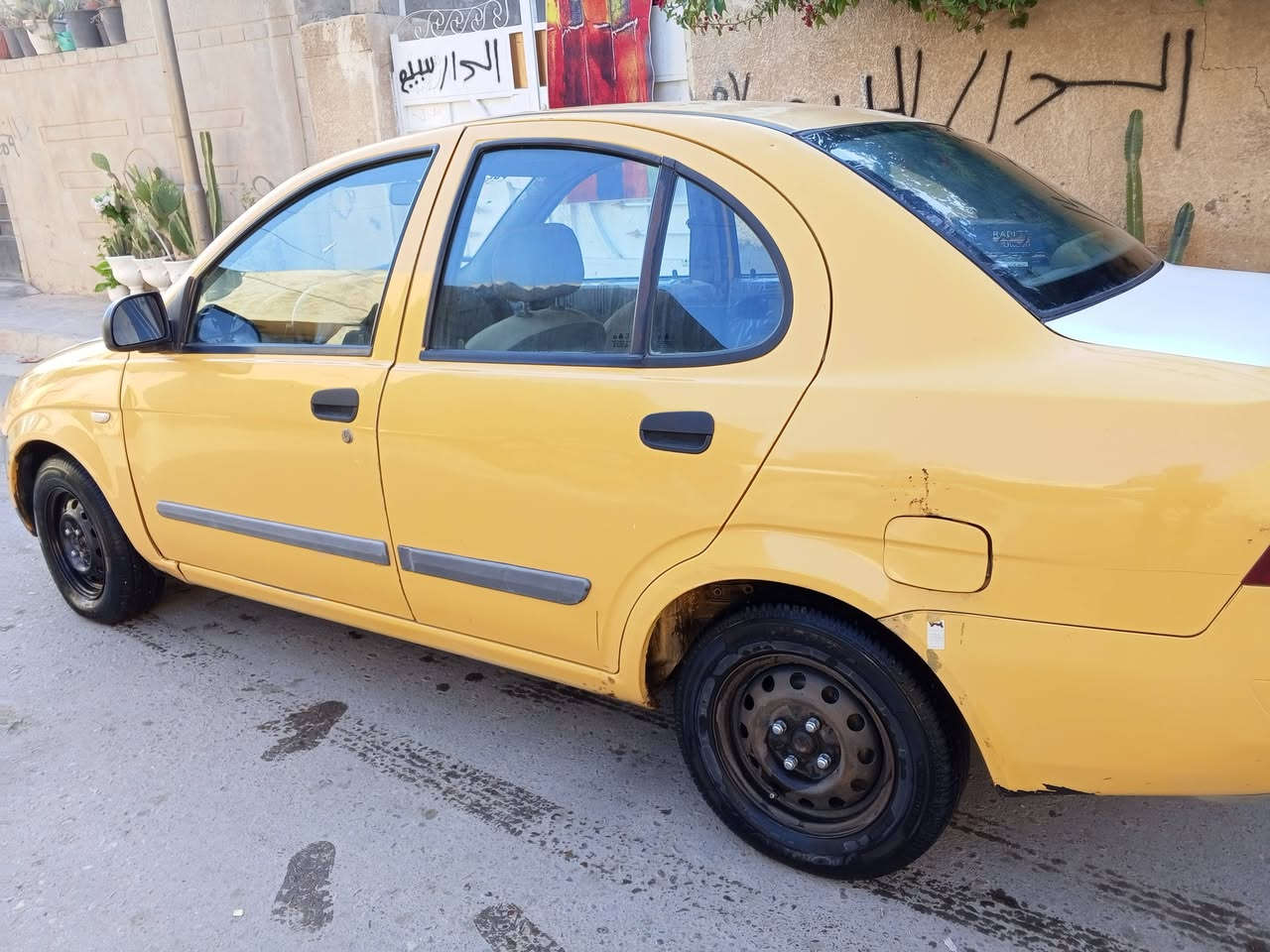 سلام عليكم
طيبة موديل 2016 
نضيفة
سيارة بسمي
كير مكينة مكفول
كلج جديد 
تايرات نضاف
كشره نضيف 
المكان الزعفرانية
السعر 35وبي مجال بسيط
*********** بي واتساب
