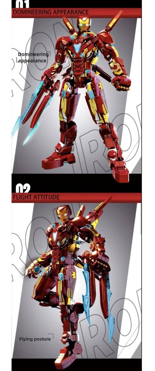 شخصية ايرون مان تركيب متوفرة لدينا 
يوجد توصيل لجميع المحافظات 
واتساب ***********
