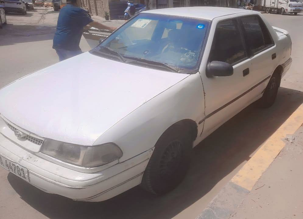 من رخصه لادمن هونداي اكسيل موديل 93 رقم ديالى تحويل مباشر تكتب عقد مروري كبل تحول سياره حلوه ومرتبه بدون خياس كشرهه كلش حلو خوان سعر 20 بيهه مجال مكانهه نهروان *********** وشراي بي خير ودلل
