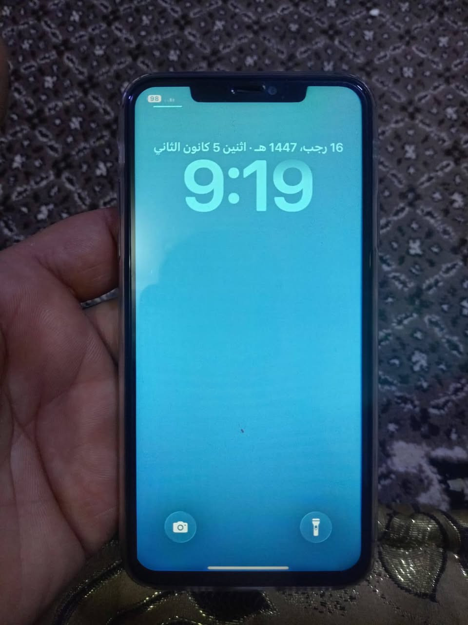 السلام عليكم ايفون 11 برو ماكس للبيع مبدل شاشة وبطارية جهاز نضيف ومرتب ذاكرة 256  سعر 220 بي مجال#*********** اتصل مكلف بالنشر
