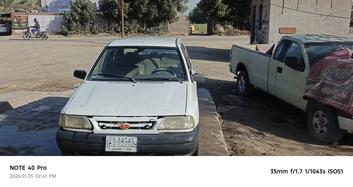 السلام عليكم سايبه موديل 12 بديهه حلو مكينه برايد جديد كير  الرابع يفلت. بيهه خياسات بصيطه
السياره حلوه وجاهزه سنويه ل27 مشتري من المالك كبل شرط التحويل
حداديه حلوه. عنوان نجف ابو صخير. السعر 16 وبيهه مجال قليل جدا رقم تليفون  ***********
