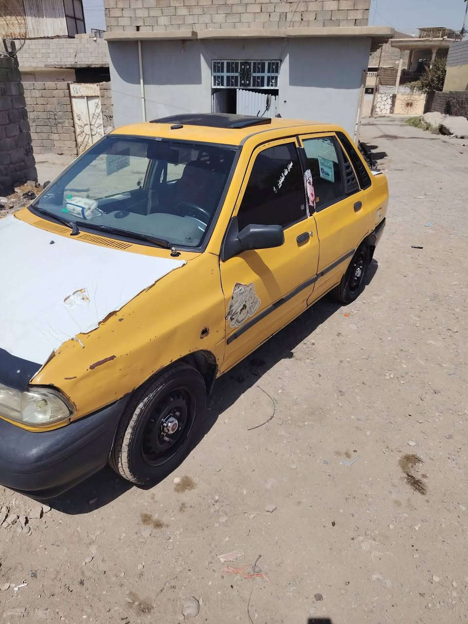 سايبه للبيع 12مكينه وكير شرط شاصي ملحوم كابون بيه اني شرعي  غرمات عليه 600الف الهيئه عليه 300الف عل مشتري السعر 15مكان موصل وادي حجر رقم مبيل ***********
