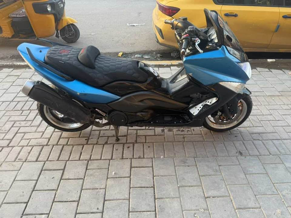 سلام عليكم 
دراجه 2011 بلاديه وايت ماكس دشبول ابيض دعش اصل كله بلاديه مكينته مكفوله 3 سويجات سعر 35 مكاني بغداد شارع صحه هاذه رقمي ***********
