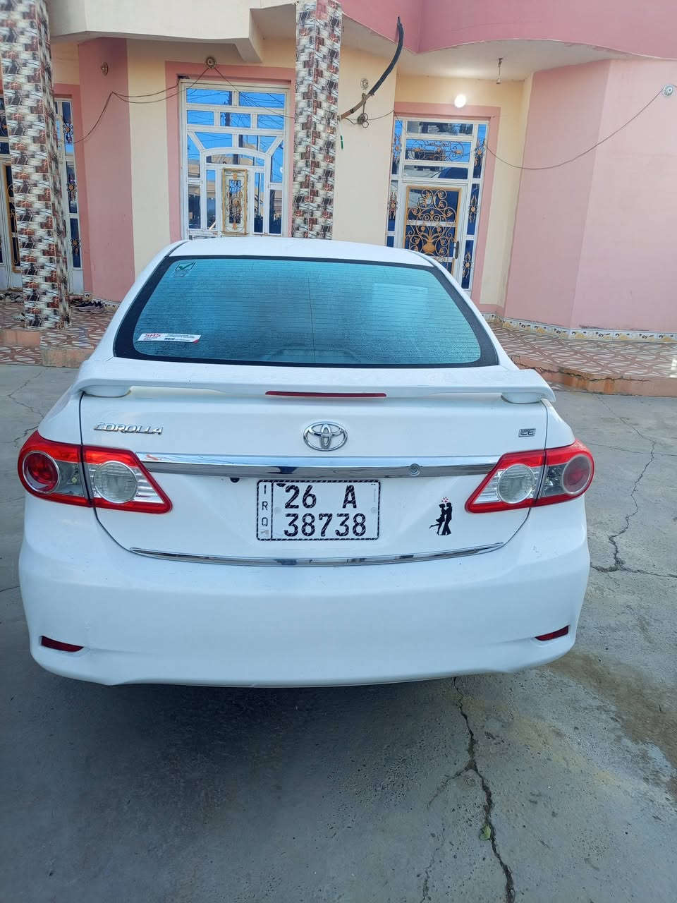 سلام عليكم 
كورلا2012
وارد امريكي 
محرك 1800
ماشيه121سياره وضع شركه
سياره جديدها
رقم صلاح الدين الدولي 
بيها 3قطع بدون دوخل شرط بجم كبس 
سياره محرك كير صدر تبريد تخم تايرات كلو شرط يرهم مراوس حسب القناعه اتصا ل ***********مكان بيجي السعر 122
