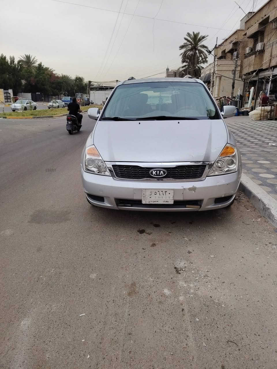 السلام عليكم كيا سيدونا ٢٠١٢ للبيع رقم بغداد بأسمي مصبوغة حزام محرك ٣٨٠٠ جديد قبل سنة شادة تخم تاير جديد باتري جديد ارضية جلد العنوان بغداد حي القاهرة السعر ١٣٥ وبيهة مجال ***********

