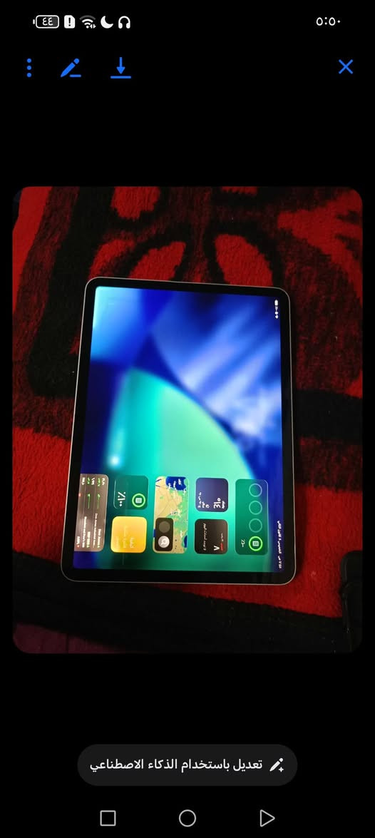 سلام عليكم ايباد ١١برو ام تو ذاكره ١٢٨بي بيض بل شاشه جوه بس ما مبين بي أي شي سعر 600وبي مجال بصيط
رقم و تساب ***********
