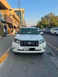 تيوتا برادو 2018 تي اكس ال 6سلندر فول ماشيه 89 الف السياره بيها باردات...