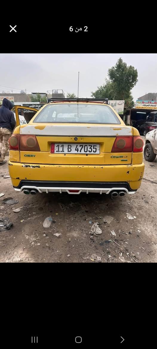 السلام عليكم شيري كوين موديل ٢٠١١ سنويه ٢٠٢٩رقم بغداد انكليزي كير محلك نضيف صدره نضيف  تخم تاير نضيف 
كهربايات شغاله كله سياره حلوه عارضه ٢٦وبيه مجال 
مكاني بغداد الغزاليه رقمي *********** بغداد, العراق
