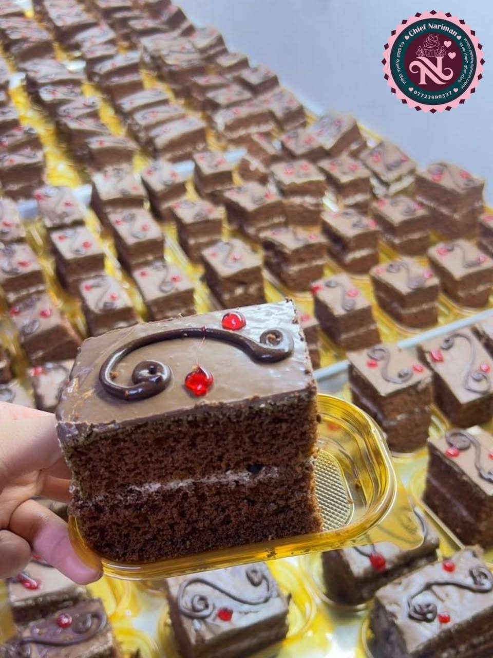 كيك مقطع سعر القطعه الف دينار

جاهزين لتجهيز جميع انواع المناسبات والأسواق التجارية
أيضا يتوفر كارتونات جملة السعر حسب الحجم والعدد

كيك فاخر مصنوع بمواد أصلية و آمنة غير مقلده

للحجز والاستفسار تواصلوا ويانه 📞
***********
0772 389 0337
@إشارة
