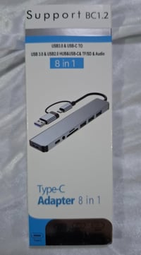 تايب سي ٨في١ • ٤ منافذ USB • ٢ منافذ SD