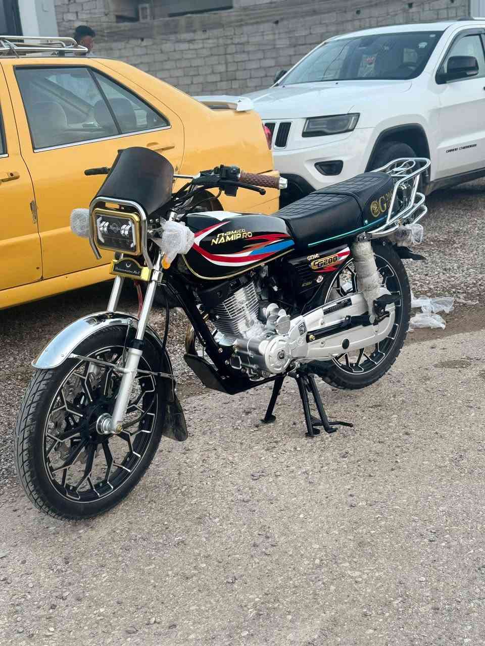 سلام عليكم نامه برو هونزدا موديل 25 ماشيه 2600كيلو دراجه جديده خير من الله تفاصيل اكثر راسلني خاص او واتساب ع رقم *********** مكاني ديالى شهربان.
