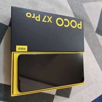 POCO X7 Pro كامل ملحقات ذاكرة 512 سعره 380 اتصل 07737772530