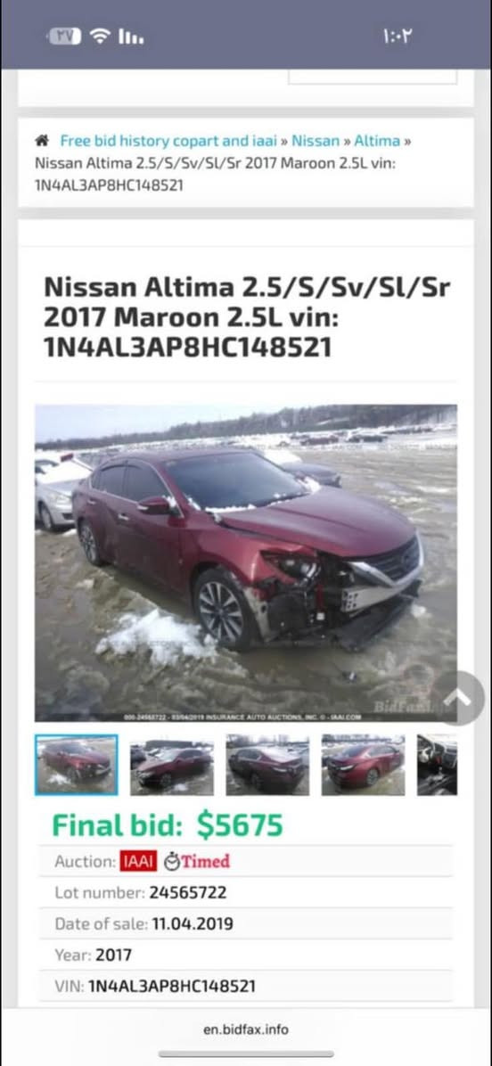 السلام عليكم للبيع نيسان التيما 2017 SL فول مواصفات
اعلى فئه بالالتيما 
فتحه سقف تشغيل بصمه 'بصمه أبواب 'بصمه صندوق 'كشن جلد اسودّ هيتر كشن +ستيرن  تبريد قطعتين سماعات دمام سماعه بالدشبول  الخ 
مكينه كير كفاله 
صدر نص عمر 
سنويه جديد هزه ل شهر 1 
سياره حادث امريكا واضح بالصور كلش حلو وخفيف 
بالعراق صار بيها طخات خفيفه ونصبغت  بدون اي دواخل بدون ايرباك واضح الصبغ بالسونار ابيع حزام حته لحد يكلي شبيها صبغ شرط بدون دواخل بدون حادث قوي 
*********** اتصال ،+واتساب 
سياره عارضها 105 بيها مجال بسيط 
مكان السياره الفلوجه الصقلاوية
