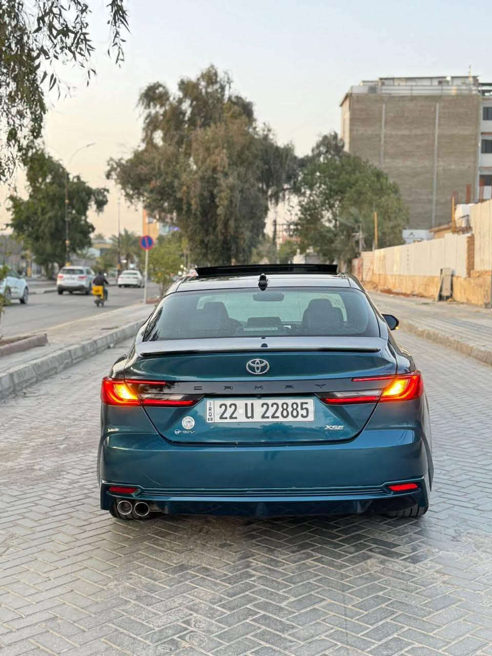 السلام عليكم 
كامري 2025 هايبرد بانزين فول للأخير XSE بنوراما بصمة كشنات كهرباء كشنات تدفئة فول تحكم سترين محرك 2500 ماشيه 20
 بيها صبغ بنيد فقط بدون ايرباك صور الحادث بلمنشور مكانها بغداد الكاضمية سعر238وبيها مجال 
***********
