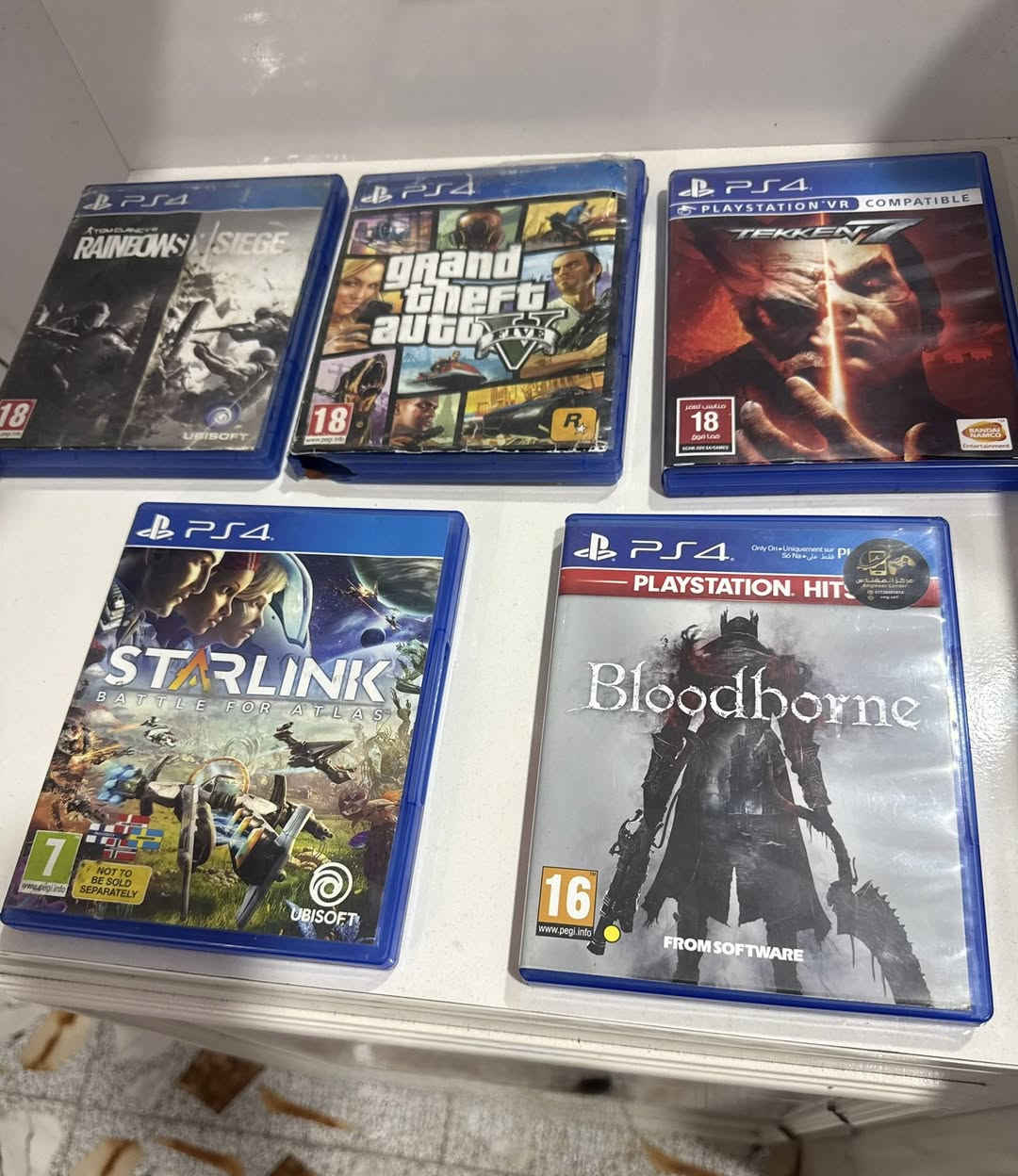 🔥 بليستيشن 4 برو PS4 Pro 🔥
💾 ذاكرة 1 تيرا

جوستك عدد 2 اصليات

 نظام 13.02 – قريباً يتهكر

جهاز قوي جداً وصوت المراوح ناعم وهادئ

يدعم دقة  4K

‎

📀 وياه 5 اقراص

Bloodborne

tekken 7 عربية

Tom Clancy's Rainbow Six

gta 5

‏STARLINK PS4 GAME بكج

لعبة ستار لينك STARLINK مع الأسلحة تتحكم عن طريق الربط بالجويستك وعن طريق USB بأسلحة الطائرة يعني تبدل سلاح يدويا عن طريق ربط السلاح باليدة

١. قرص اللعبة

٢. مجسم للطائرة يوضع على الجوستك (اليدة) 

٣. مجسم شخصية اللعبة

🎧 سماعات ألعاب احترافية هافيتم GAMENOTE H2015E – مع مايك 

⌨️ كيبورد ميكانيكي للألعاب من نوع eWINNER K28، تتميز بإضاءة خلفية LED ملونة

🕹️ وصلة XIM APEX تربط عليها الكيبورد والماوس تحول البلي الى حاسبة وتلعب عليها لعبات الشوتر بكل سهولة

⭐ يعتبر من أفضل أجهزة البلي فور من ناحية الدقة والاداء

 ضمان اسبوع 

السعر 320

بيعة مال مستعجل 

ما تلكى هيج سعر 

توصيل كافة مناطق بغداد

📞 للتواصل خاص أو واتساب :- 

***********
