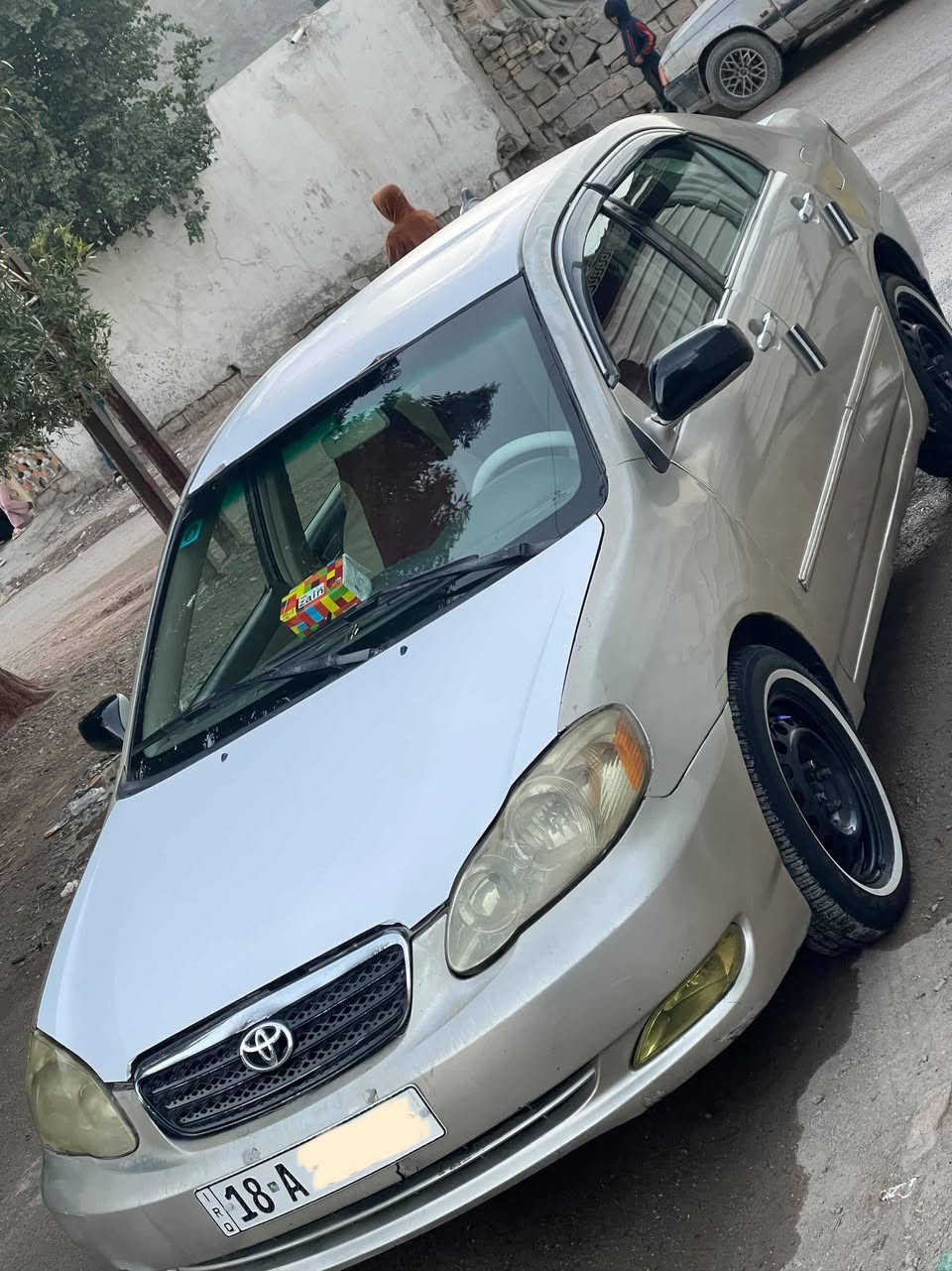 كورله موديل 2002 رقم وسنويه وهزة جديده مصبوغه جماليه فول واحد على واحد كشن جلد مري شفط سلايت طكتين تبريد بيانو 🎹 
تخم تاير ويل اسود مكينه 2000 اقتصاديه بشكل داخل بيجي صاج مسجل بلادي سماعات سستم صوت اواكس للبيع او مراوس شعندك نزل حسب القناعه السعر 75 وبيهه مجال حك الشوفه مكاني بغداد وهذا رقمي للاستفسار *********** ابو الحسن
