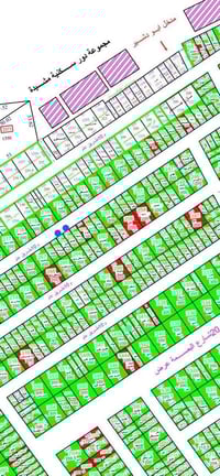 قطعة ارض للبيع في مجمع البصمة السكني الواجهية 6.25 ونزال 16 متر بسعر م...