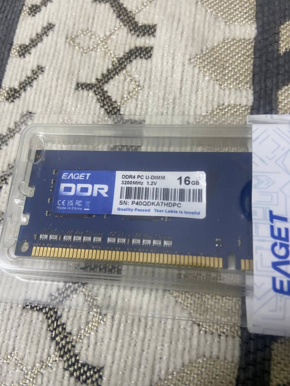 DDR4 16gb 3200MHz
للبيع ستك واحد ادخلي خاص او حط سعرك بالتعليقات (جديد)


**إذا كنت صاحب هذا الإعلان وتريد حذفه لأي سبب، رجاءا أرسل رسالة إلى الدعم الفني**