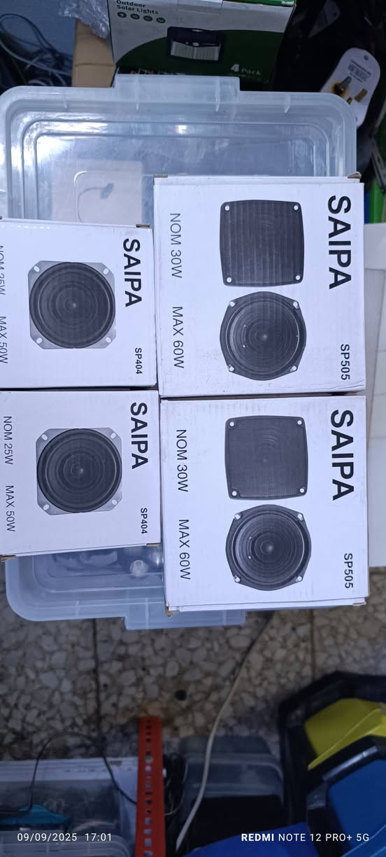 سماعات سايبا تخم 4 سماعات امامي وخلفي جدد بالكارتون فيشه بلاديه سعر التخم 20 الف
متوفر توصيل مكاني بغداد


**إذا كنت صاحب هذا الإعلان وتريد حذفه لأي سبب، رجاءا أرسل رسالة إلى الدعم الفني**