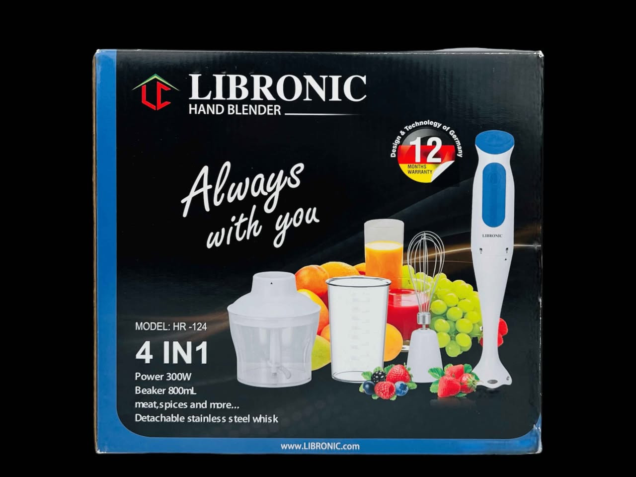 محضرة طعام 4 في 1 من LIBRONIC

الاستخدامات:

خلاط يدوي, مفرامة, خفاقة يدوية, هراسة بطاطا

الميزات:

شفرات من الفولاذ المقاوم للصدأ

تحتوي على 3 درجات للسرعة

وعاء مفرمة من البلاستيك بحجم 600 مل

دورق بلاستيك بحجم 800 مل

سهلة الفتح والتنظيف

ناقل حركة (دشلي) بلاستك

ضمان لمدة سنة من تاريخ الشراء

الطاقة: 300 واط

طول سلك الكهرباء: 100 سم

أبعاد الغلاف: 24  24  15 سم

أبعاد الجهاز: 37  15  15 سم

طول ذراع الهرس مع الجهاز: 37 سم

طول الخفاقة مع الجهاز: 40 سم

طول المفرمة مع الجهاز: 35 سم

الملاحظات: الفارس, صلاح الدين


**إذا كنت صاحب هذا الإعلان وتريد حذفه لأي سبب، رجاءا أرسل رسالة إلى الدعم الفني**