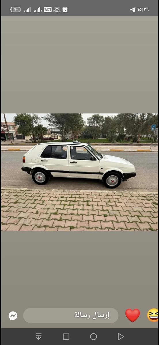 كولف 
موديل ٨٩
 كيرومحرك جيته بشرت بدون عيب
ره قم اربيل شرت ته حويل وه كاله 
سياره جاهزه بدون نقص
سعر ٢٧ 
***********
***********
