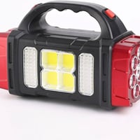 صباح يدوي تكتيكي LED بتركيز قابل للتعديل، 5 اوضاع لومن عالي قابل للتكب...