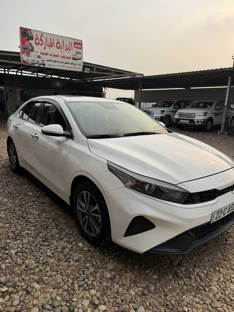 سلام عليكم كيا سيراتو موديل ٢٣ رقم اربيل ماشيه ٢٩ فول موصفات محرك ١٦٠٠ مال جناي فول فتحه ويل كب شاشه كبيره
مكان سياره واسط الزبيديه السعر ١٨٢ وقابل التفاوض مامتواجد عل فيس
***********
***********
