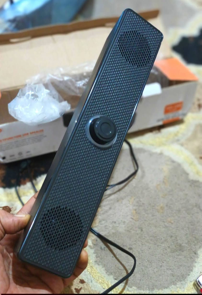 مكبر صوت مكتبي (Desktop Speaker) USB للشاشة الكمبيوتر او شاشات التلفزيون


**إذا كنت صاحب هذا الإعلان وتريد حذفه لأي سبب، رجاءا أرسل رسالة إلى الدعم الفني**